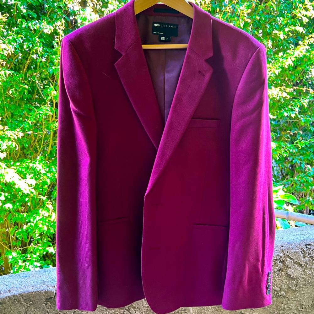Maroon Colored Mens Blazer